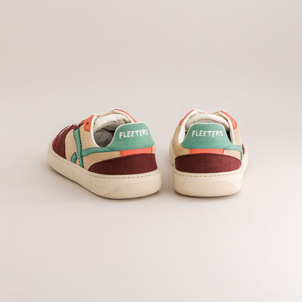 Colorful barefoot sneakers - back