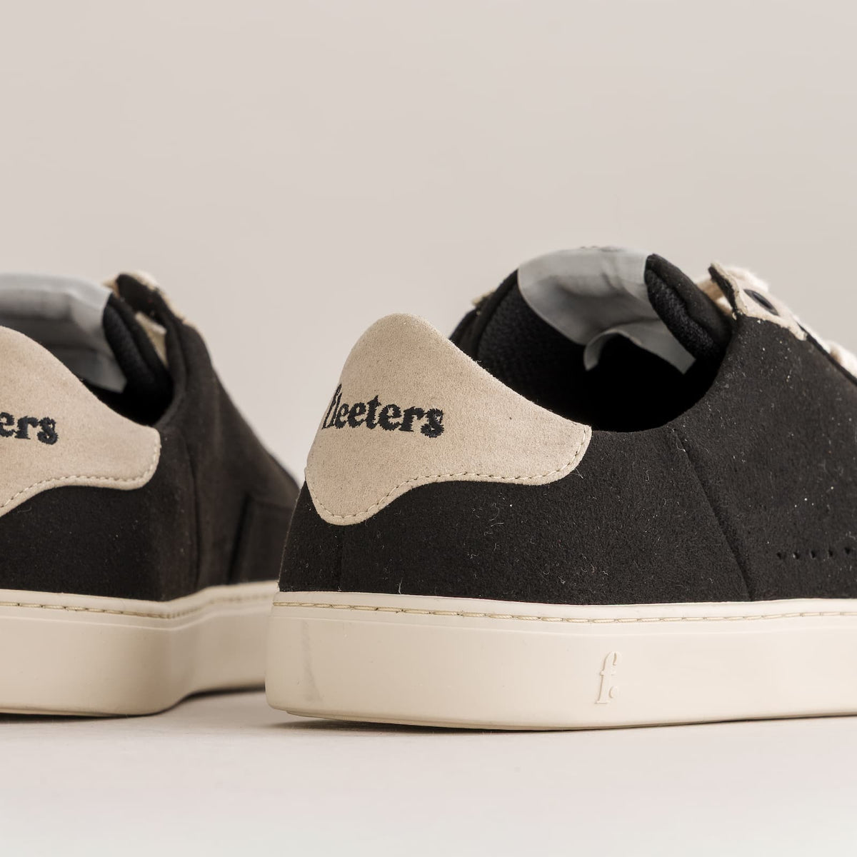 black barefoot sneakers - back view