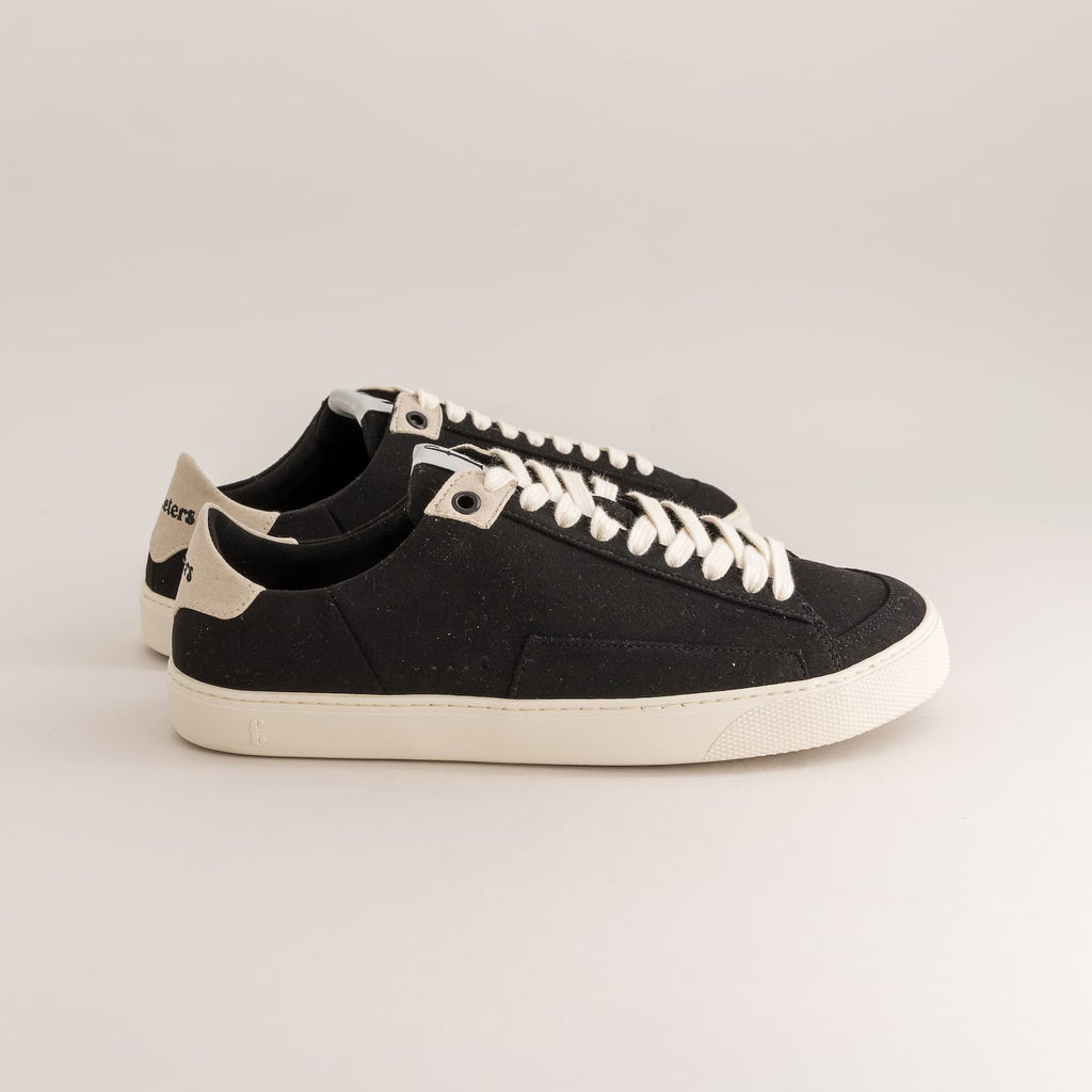 black barefoot sneakers - side view