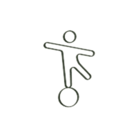 illustration of good body balance