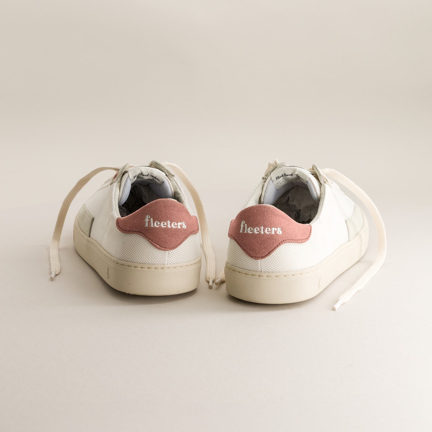 Barefoot sneakers - Peach Blush Mesh - back view