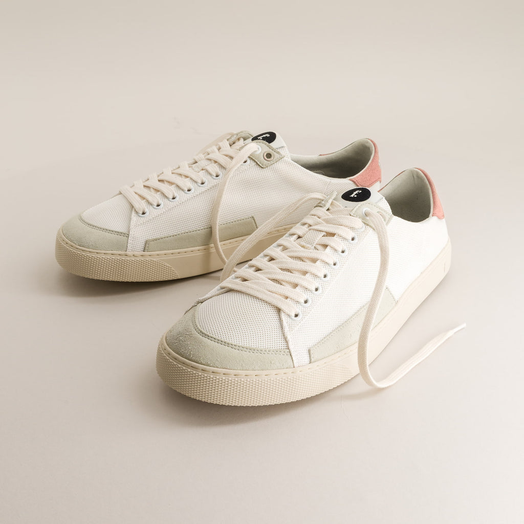 Barefoot sneakers - Peach Blush Mesh - front view