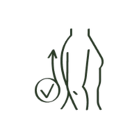 Illustration of good body posture